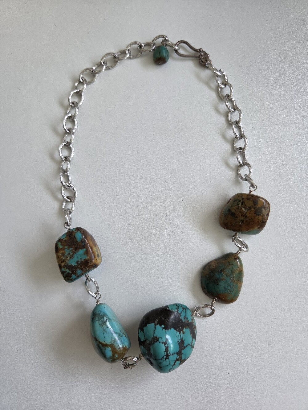 Large Turqoise Stone Necklace
